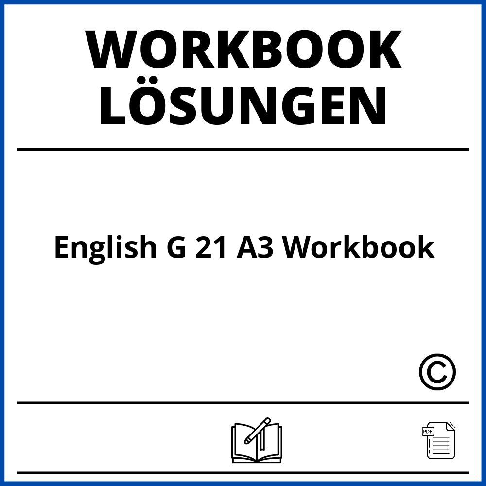 English G 21 A3 Workbook Lösungen Pdf