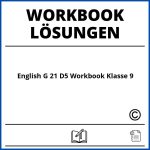 English G 21 D5 Workbook Lösungen Klasse 9 Pdf