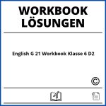 English G 21 Workbook Lösungen Klasse 6 D2 Pdf