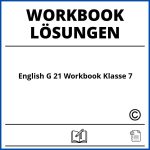 English G 21 Workbook Lösungen Klasse 7 Pdf